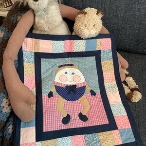 Colorful Patchwork Humpty Dumpty Quilt/wall hanging
